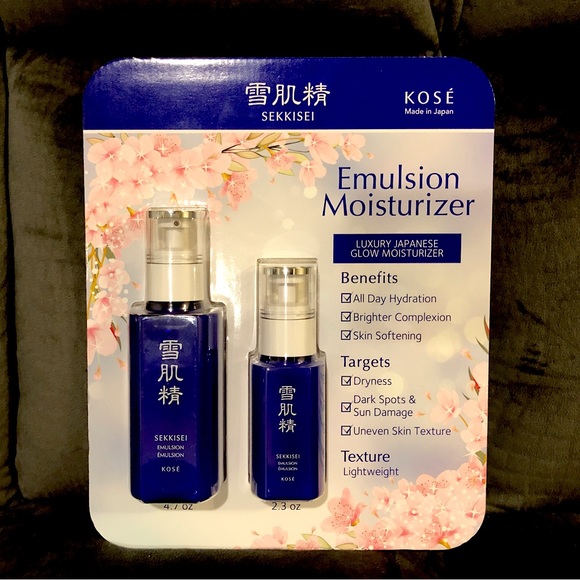 kose Skincare Sekkisei Kose Emulsion Moisturizer 47 Fl Oz And 23 Fl